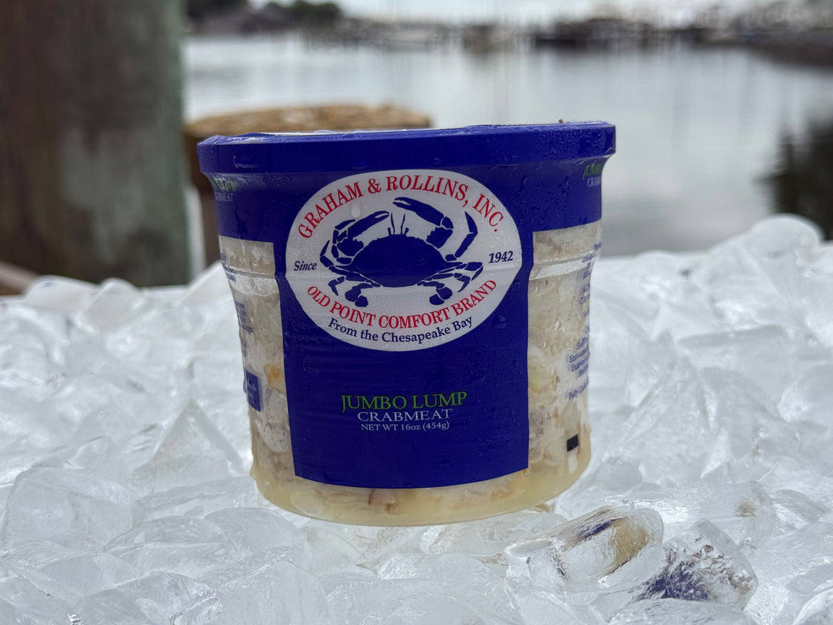 Pasteurized Chesapeake Bay Jumbo Lump Crab Meat