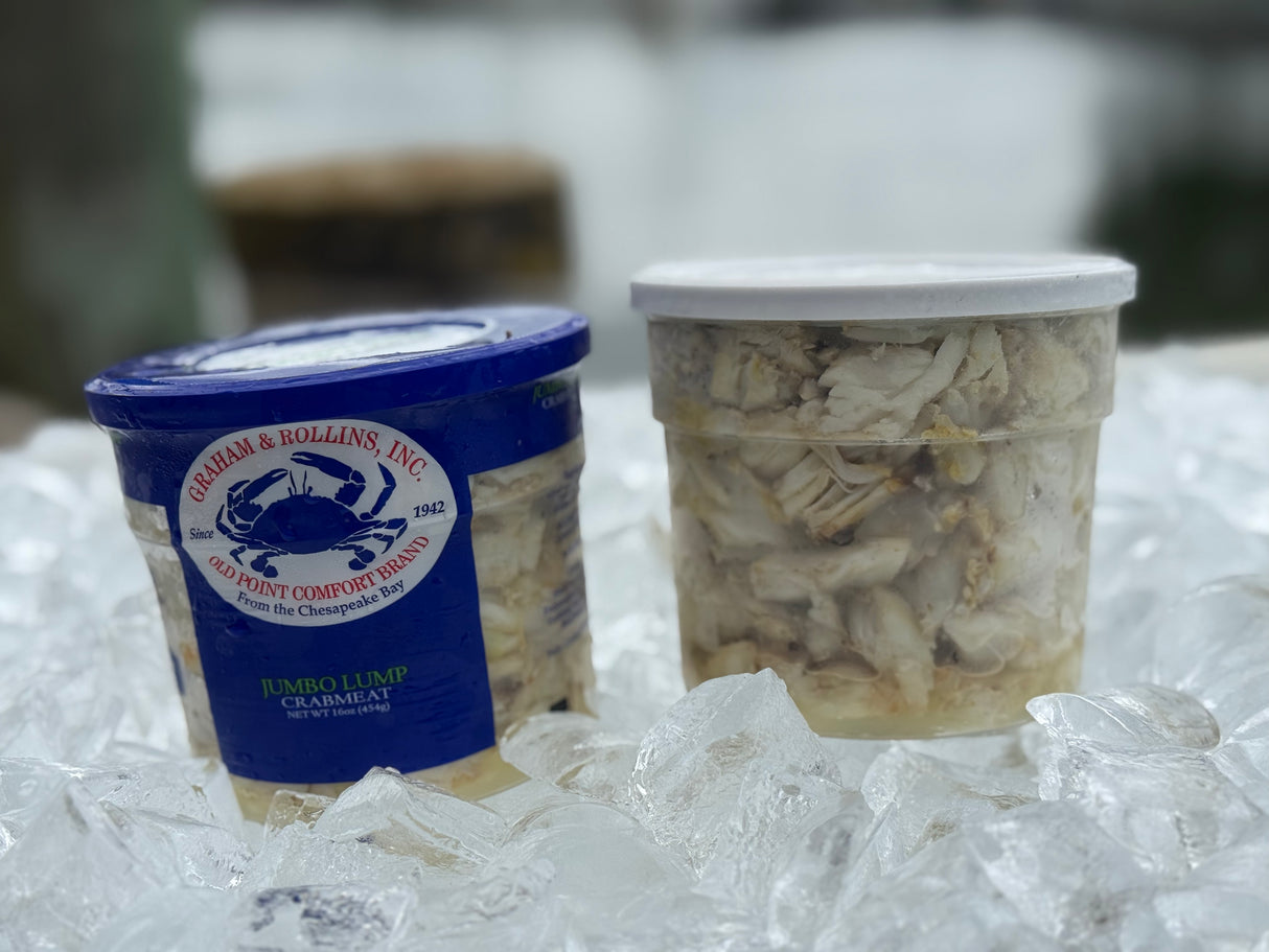 Pasteurized Chesapeake Bay Jumbo Lump Crab Meat
