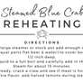 Steamed JUMBO MALE Hard Crabs