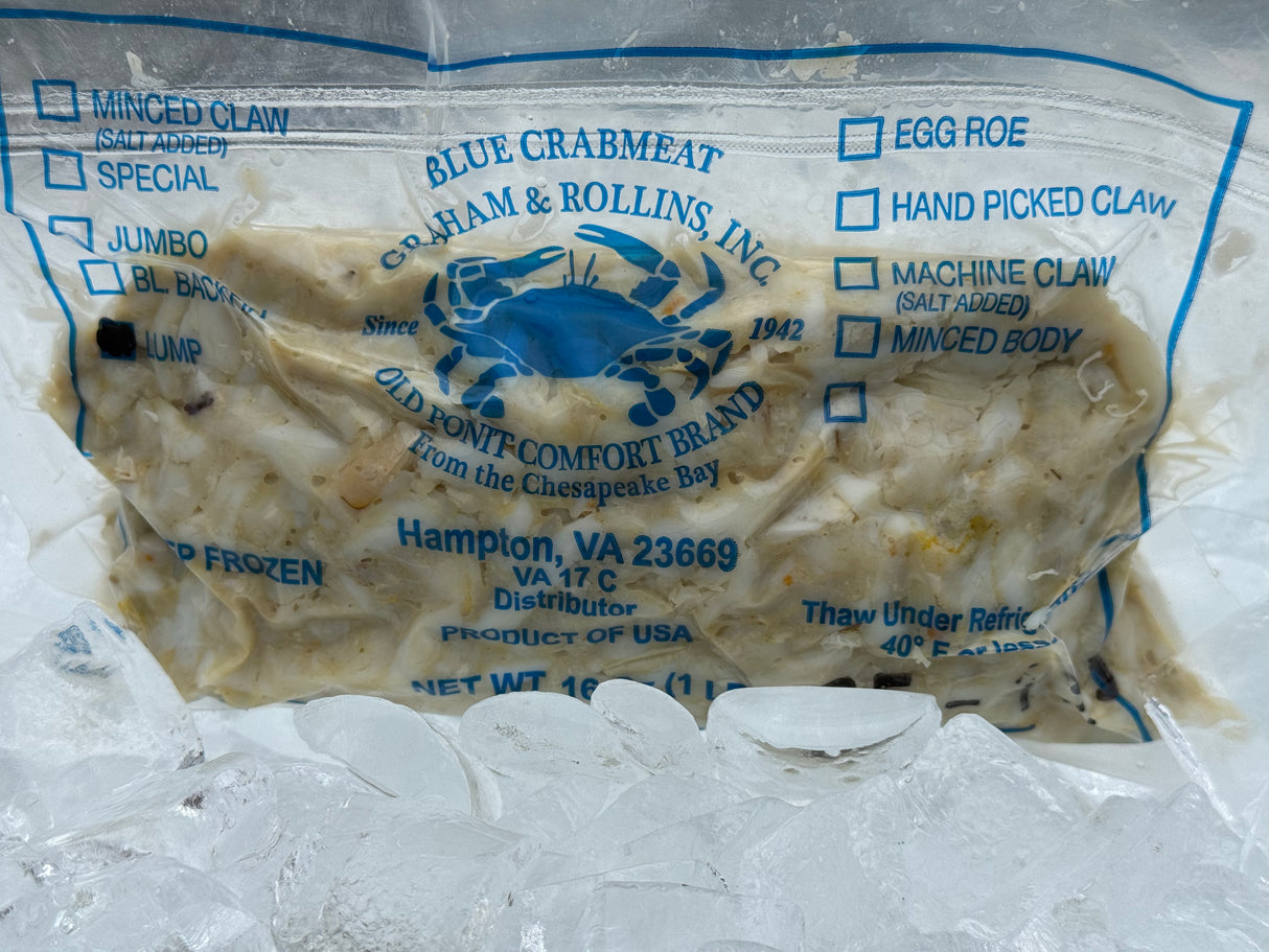 Frozen Vacuum Sealed Lump Crab Meat