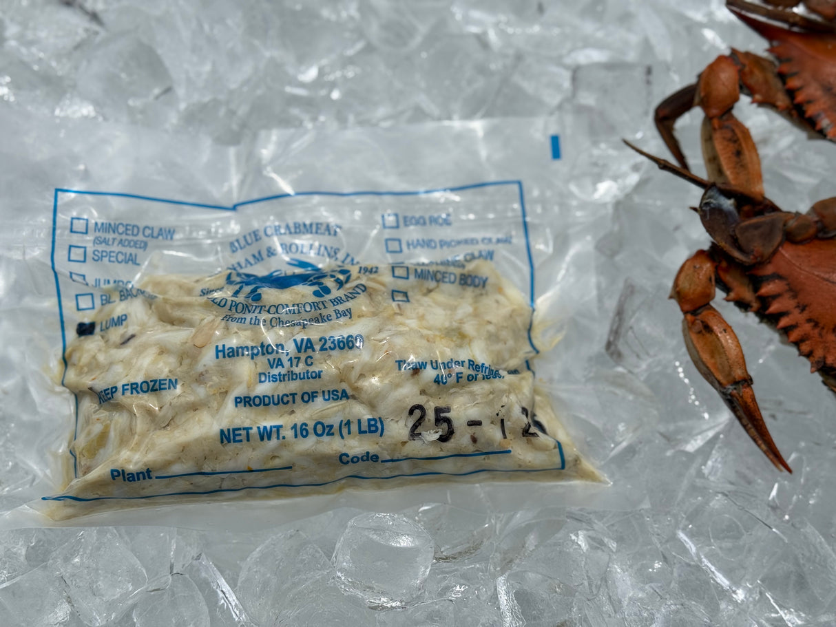 Frozen Vacuum Sealed Lump Crab Meat