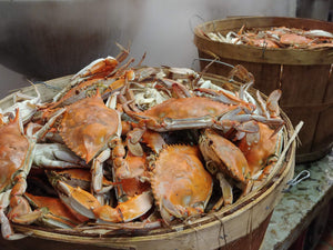 Steamed JUMBO MALE Hard Crabs